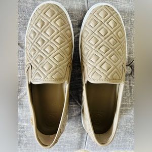 Tory Burch Quilted Sneaker, Nappa Quilted Leather, Size 8.5